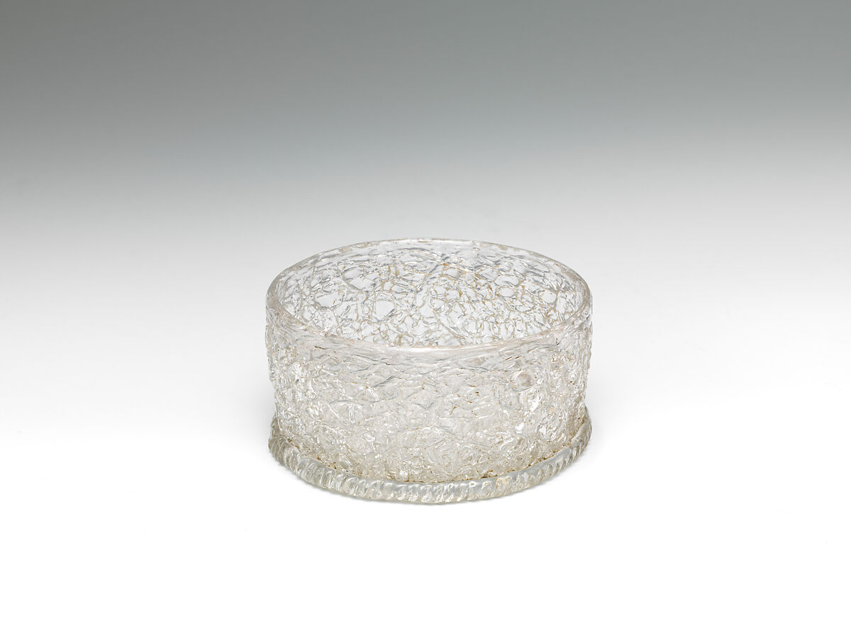 Saltcellar (?), Glass, Italian, Venice (Murano) 
