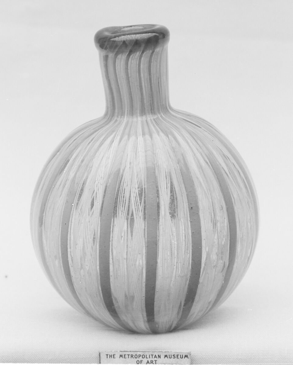 Flask, Glass, Italian, Venice (Murano)