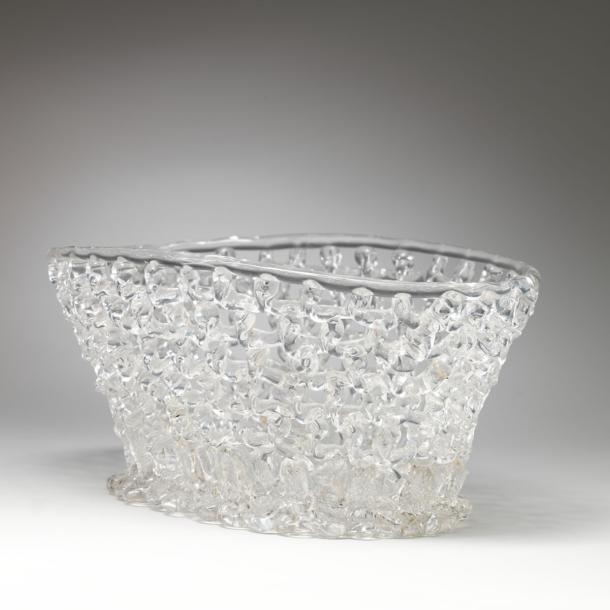 Fruit basket, Glass, Belgian, Liège