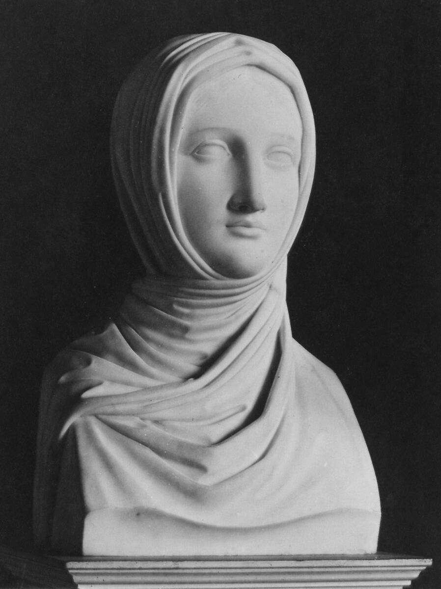 The Vestal, Workshop of Antonio Canova (Italian, Possagno 1757–1822 Venice), Marble, Italian