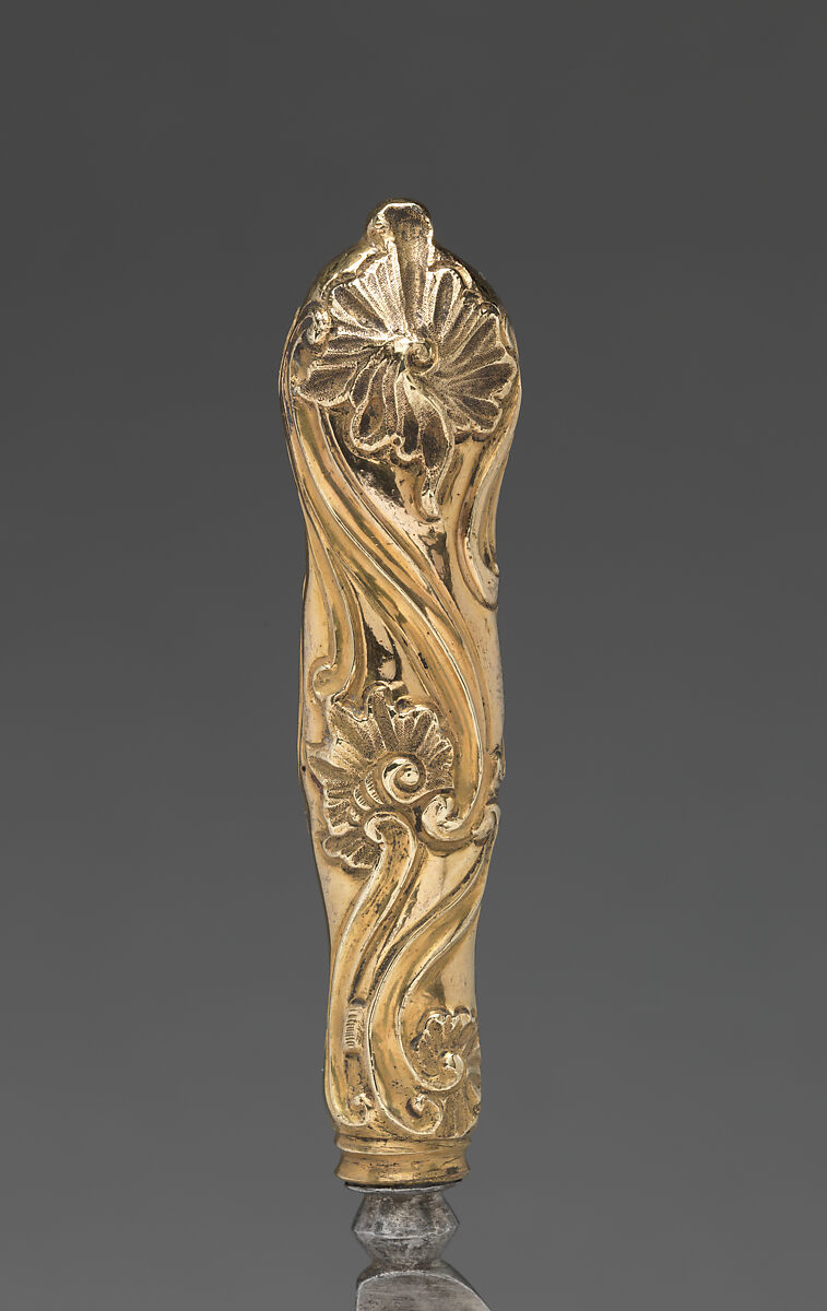 Table knife and fork, Steel, possibly Flemish