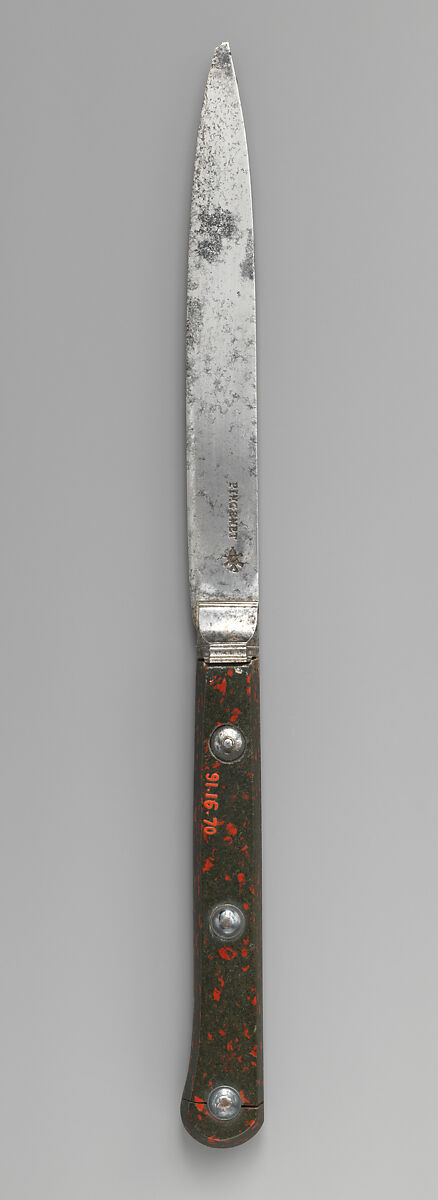 Table knife, Steel, Belgian 