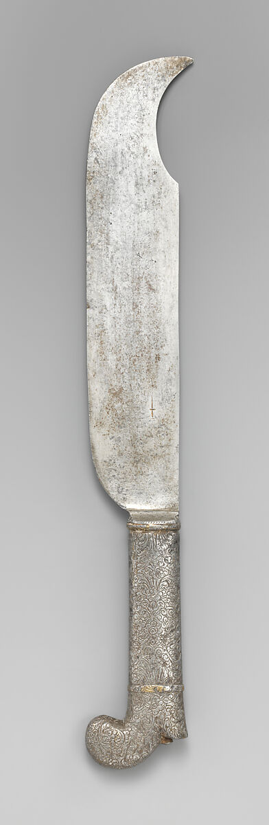 Carving knife, Steel, possibly Flemish 