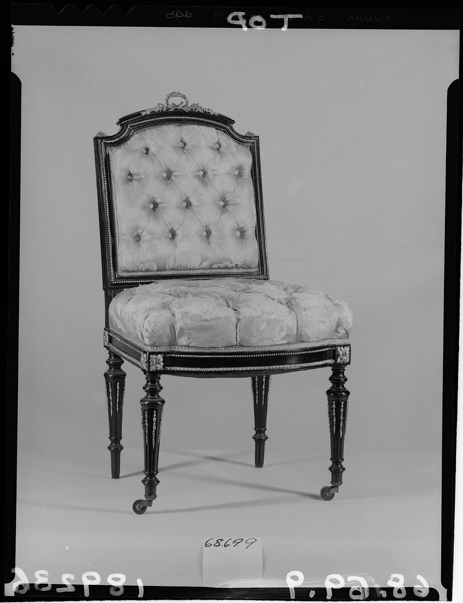 Side Chair, Léon Marcotte (1824–1887), Maple, pine, American 