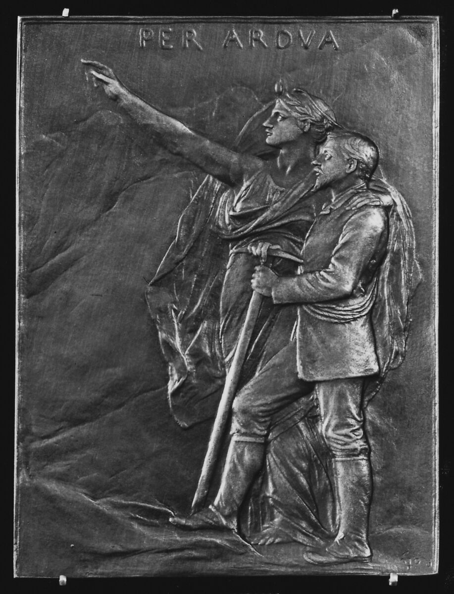 For the French Alpine Club, Medalist: Louis-Oscar Roty (French, Paris 1846–1911 Paris), Bronze, struck, silvered, French 
