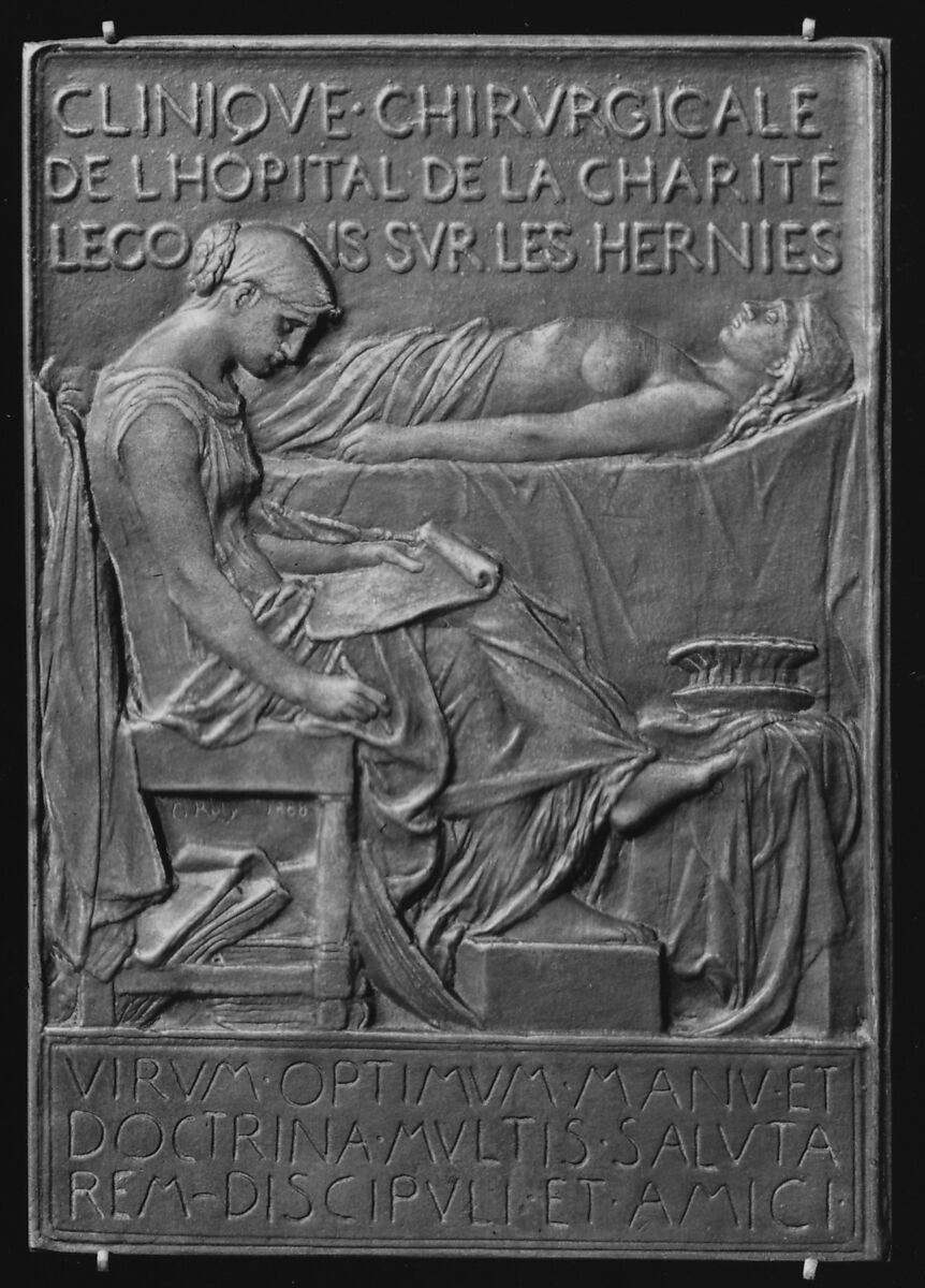 In Memory of Dr. Leon Gosselin (1815–1887), President of the Academy of Sciences, Medalist: Louis-Oscar Roty (French, Paris 1846–1911 Paris), Silver, struck, French