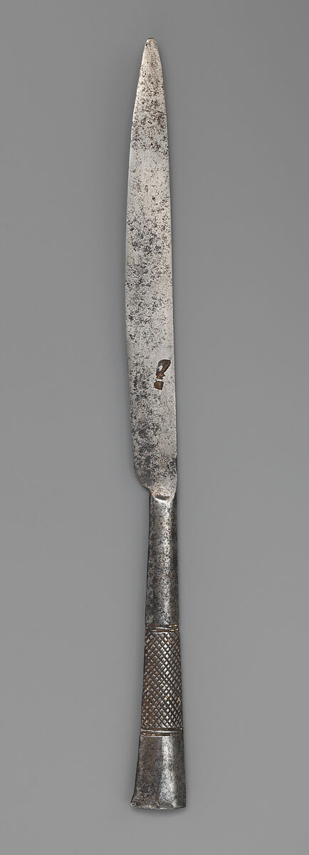Table knife, Steel, possibly Flemish 
