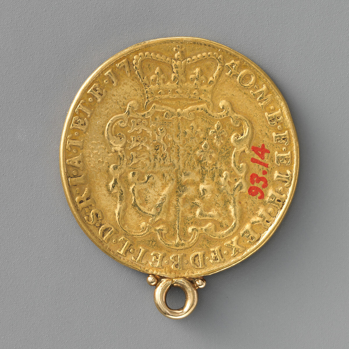 Two guinea piece of George II, 1740, Gold, British