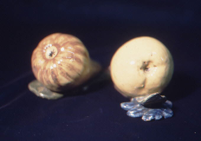 Pear, Tin-glazed earthenware, Dutch, Delft 