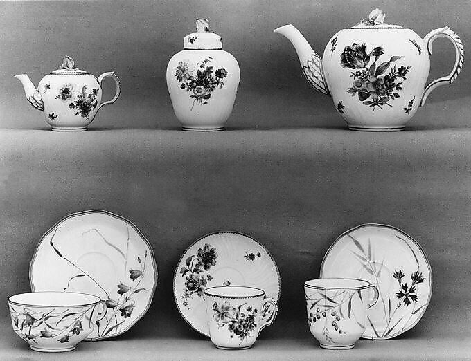 Cup and saucer, Royal Porcelain Manufactory (Danish, 1775–present), Hard-paste porcelain, Danish, Copenhagen