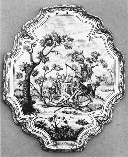 Plaque (one of a pair)