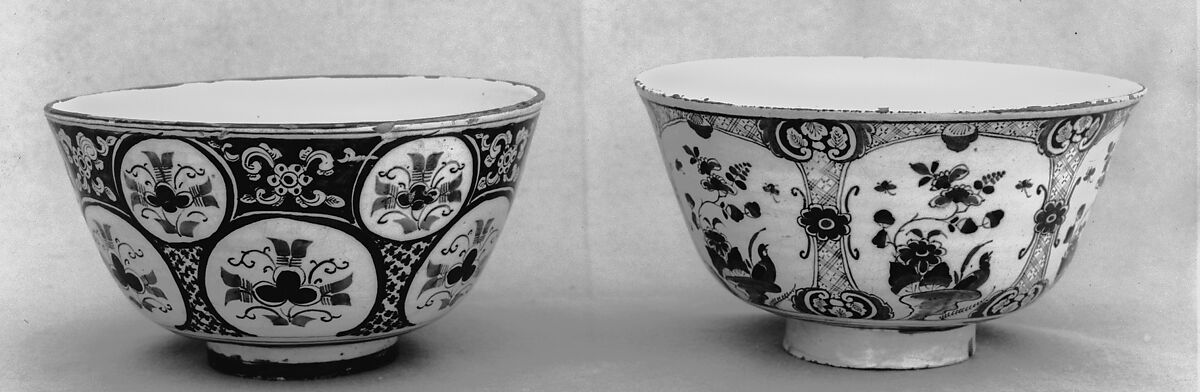 Bowl, Tin-glazed earthenware, Dutch, Delft 