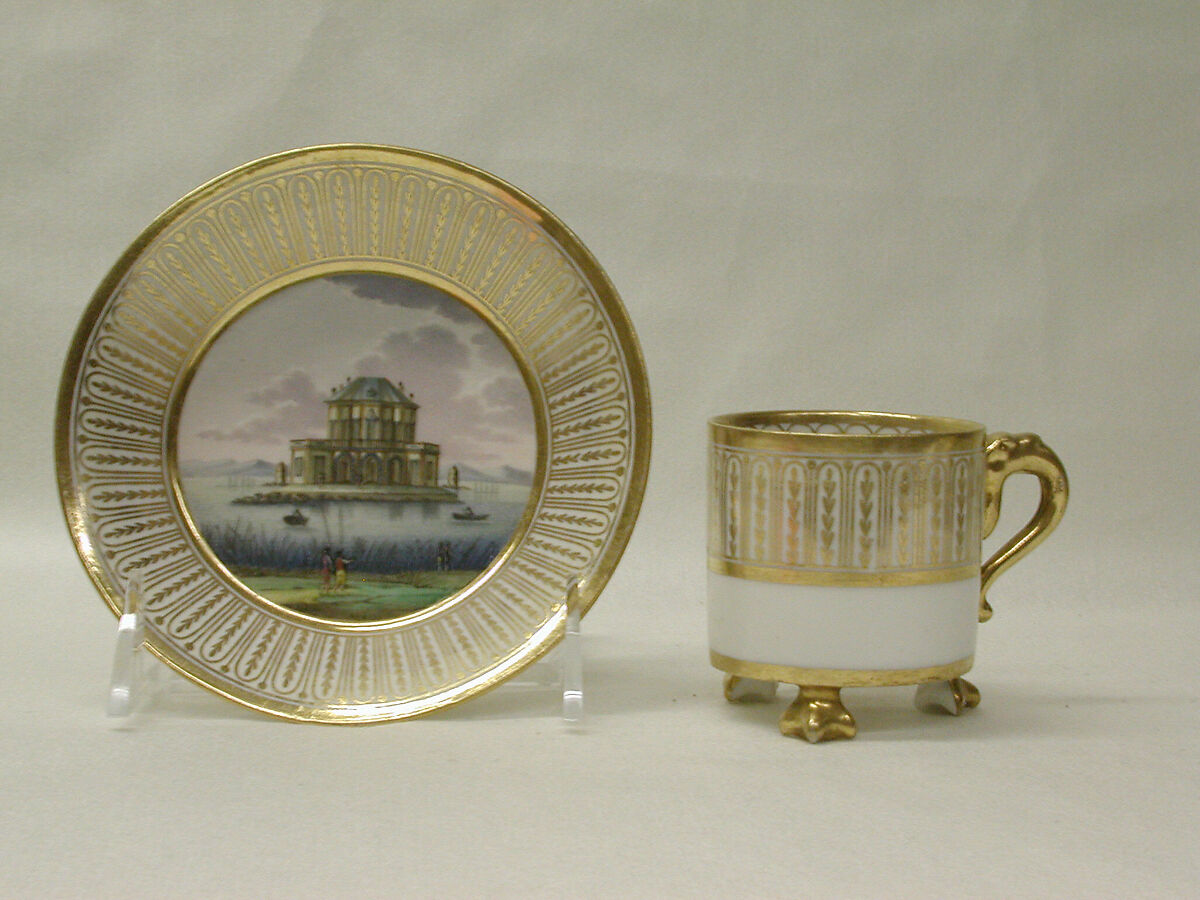 Cup (part of a service), Royal Porcelain Manufactory, Naples (Ferdinand IV period, ca. 1771–ca. 1807), Soft-paste porcelain, Italian, Naples