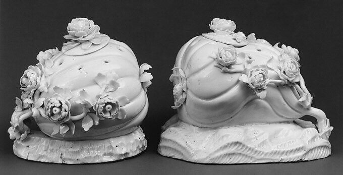 Potpourri (one of a pair), Saint-Cloud factory (French, mid-1690s–1766), Soft-paste porcelain, French, Saint-Cloud