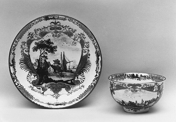 Saucer, Meissen Manufactory (German, 1710–present), Hard-paste porcelain, German, Meissen 