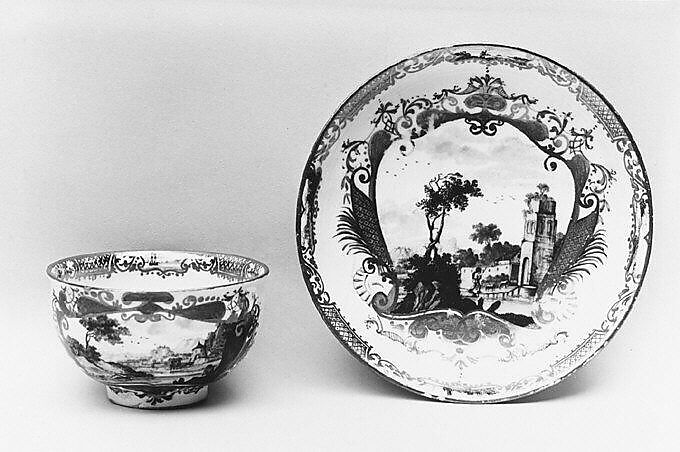 Saucer, Meissen Manufactory (German, 1710–present), Hard-paste porcelain, German, Meissen 