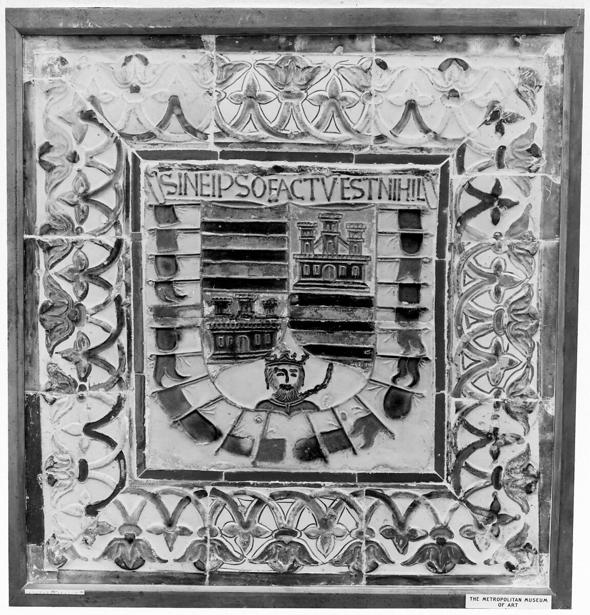 Wall panel tiles, Tin-glazed earthenware, Spanish, Seville 