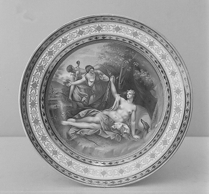 Plate, Imperial Porcelain Manufactory  (Vienna, 1744–1864), Hard-paste porcelain, Austrian, Vienna 