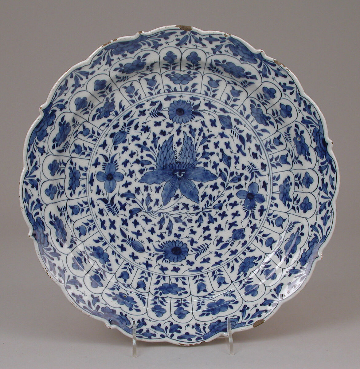 Dish, De Porceleyne Bijl, Tin-glazed earthenware, Dutch, Delft 