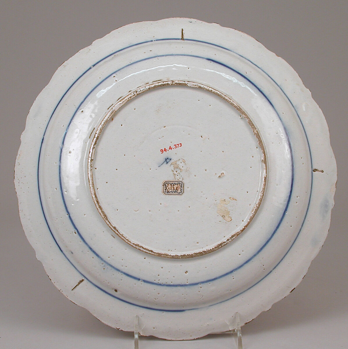 Dish, De Porceleyne Bijl, Tin-glazed earthenware, Dutch, Delft