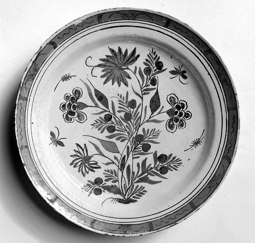 Dish, Pottery, Dutch 