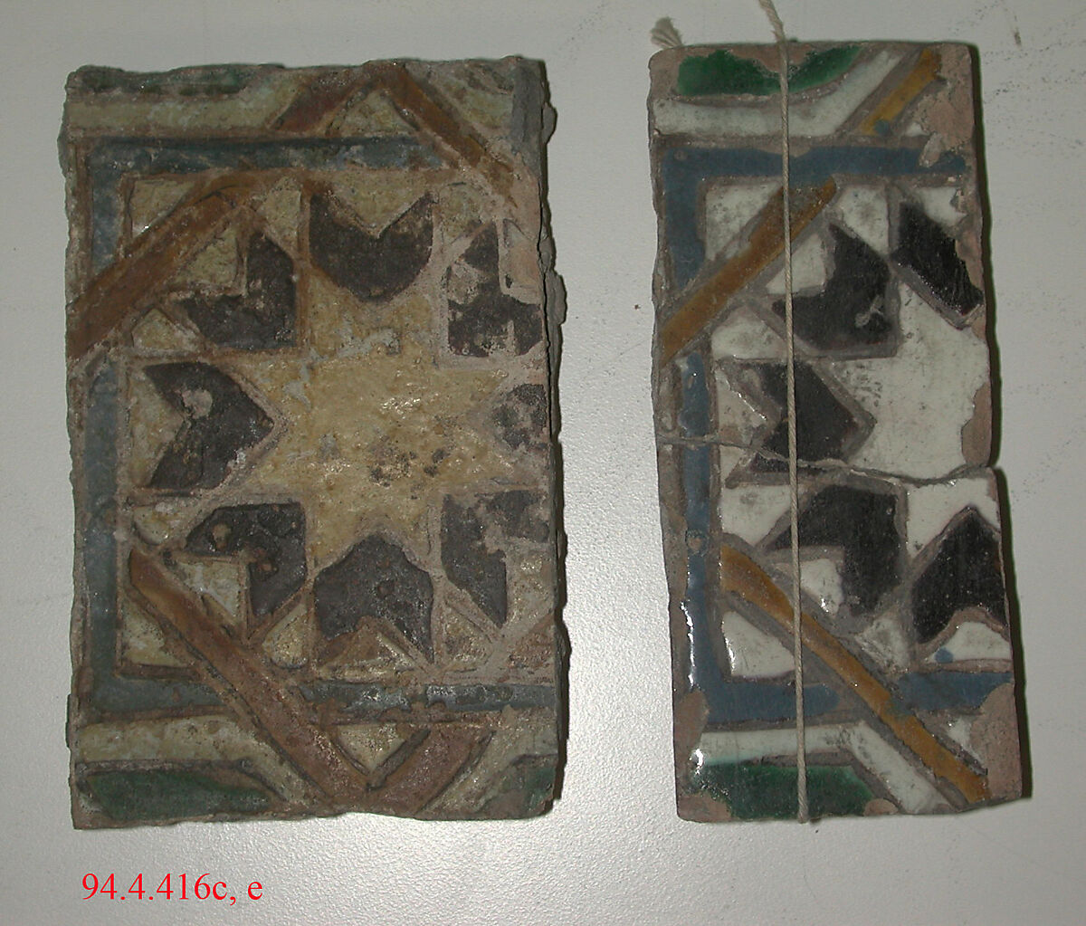 Wall tiles, Tin-glazed earthenware, Spanish, Seville
