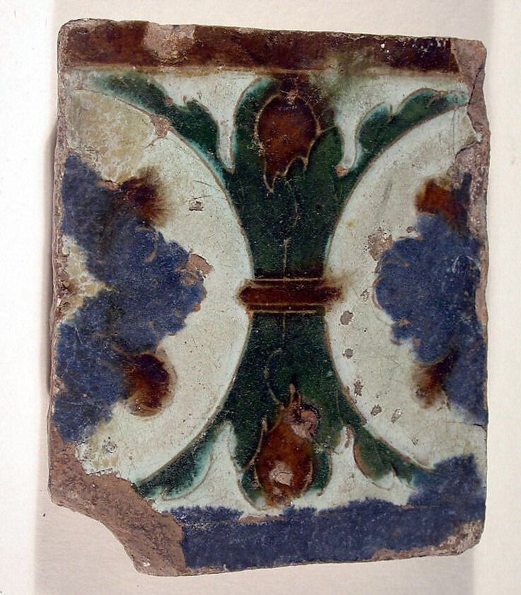24 wall tiles, Tin-glazed earthenware, Spanish, Seville