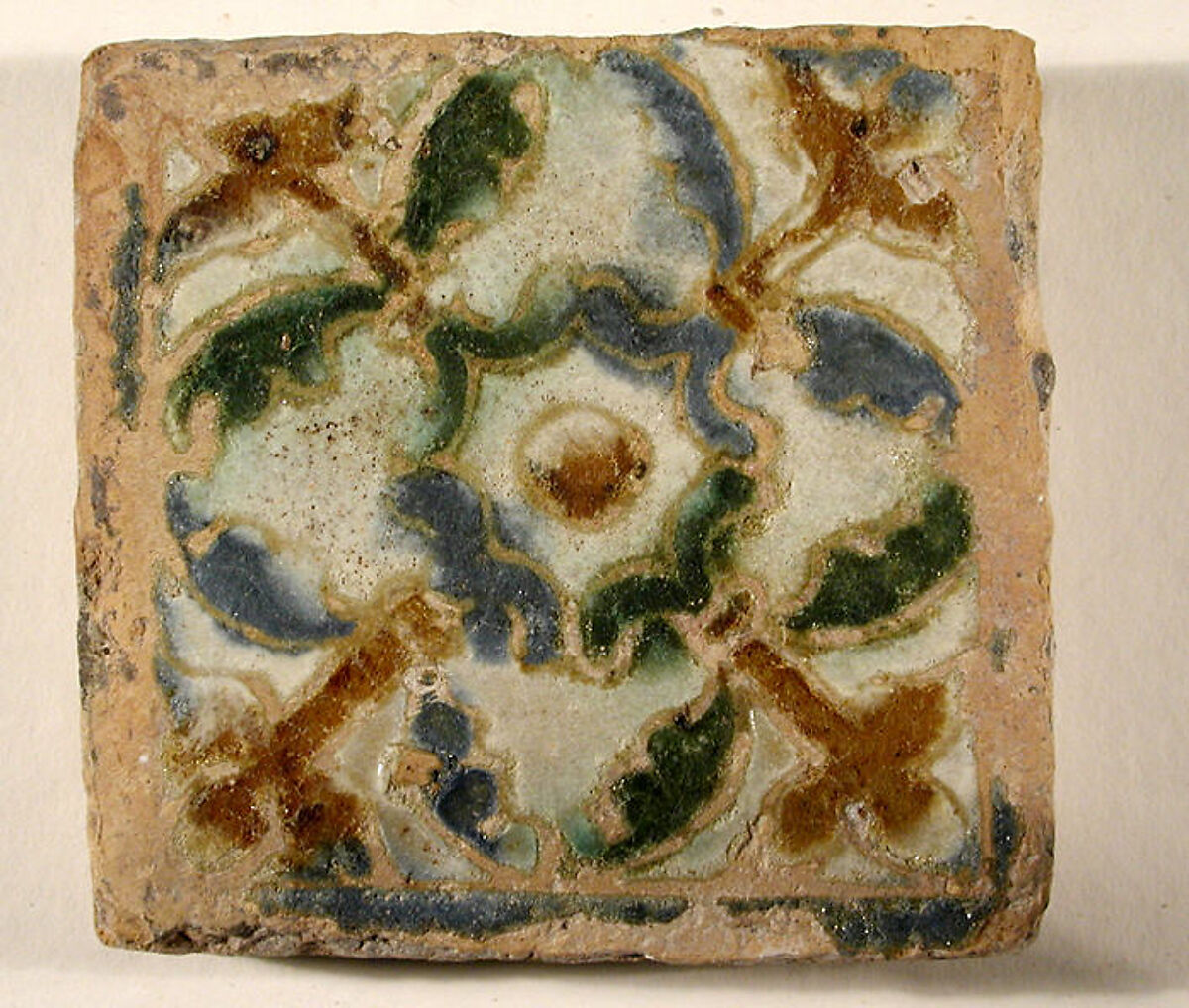 Pavement tiles, Tin-glazed earthenware, Spanish, Seville