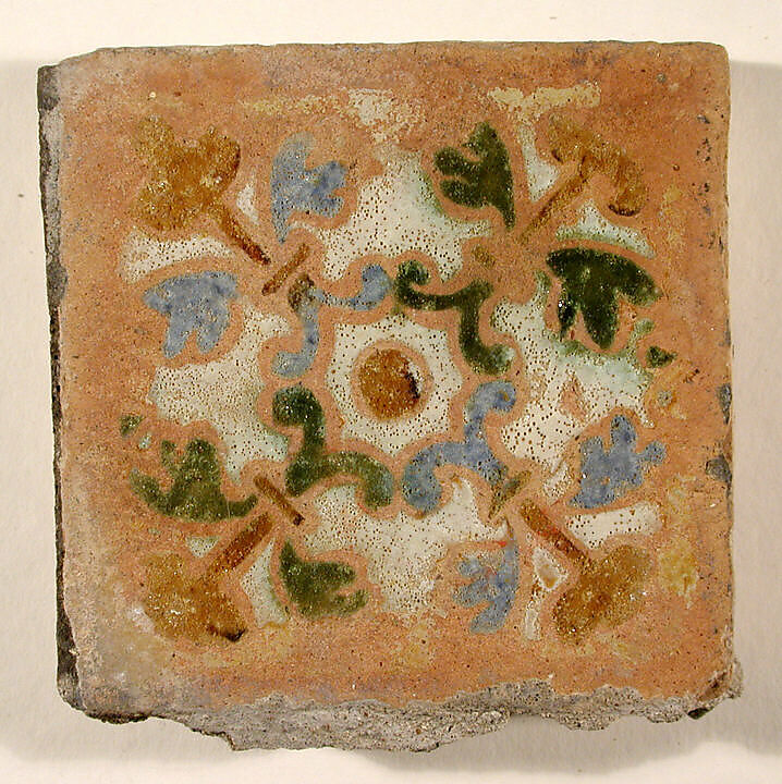 Pavement tiles, Tin-glazed earthenware, Spanish, Seville