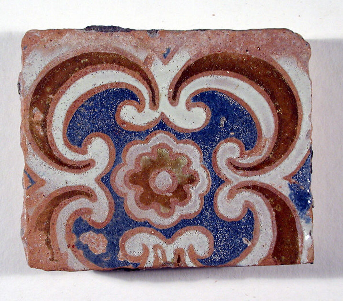 Pavement tiles, Tin-glazed earthenware, Spanish, Seville