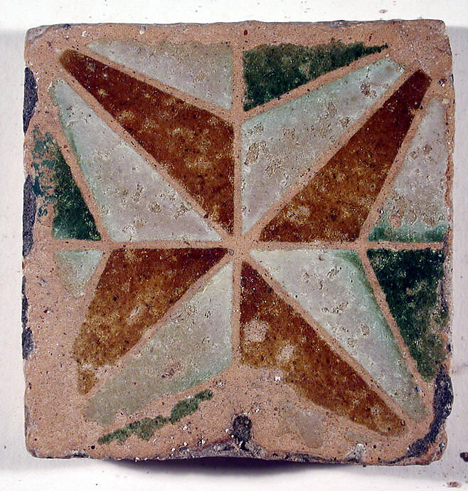 Pavement tiles, Tin-glazed earthenware, Spanish, Seville
