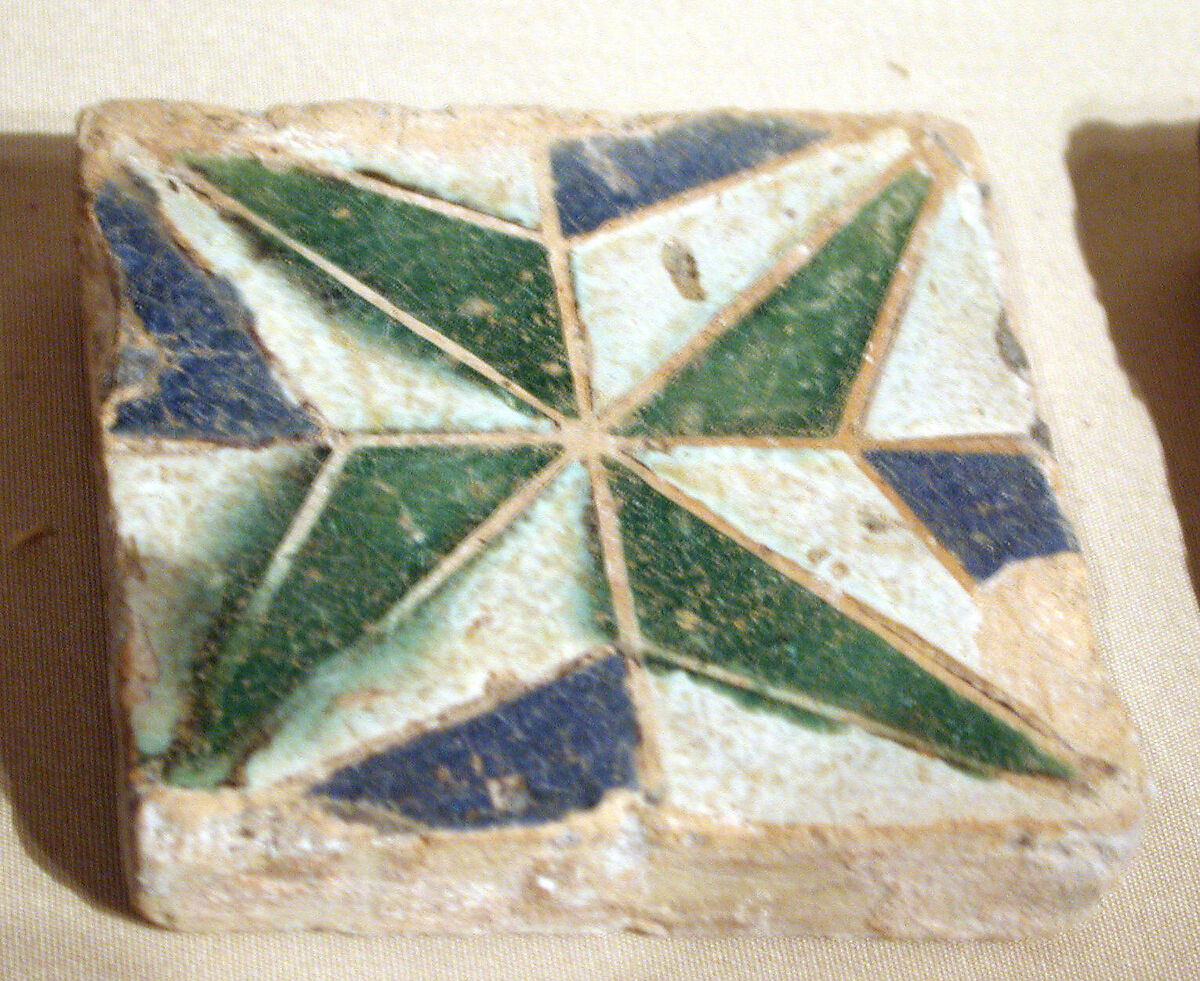 Pavement tiles, Tin-glazed earthenware, Spanish, Seville