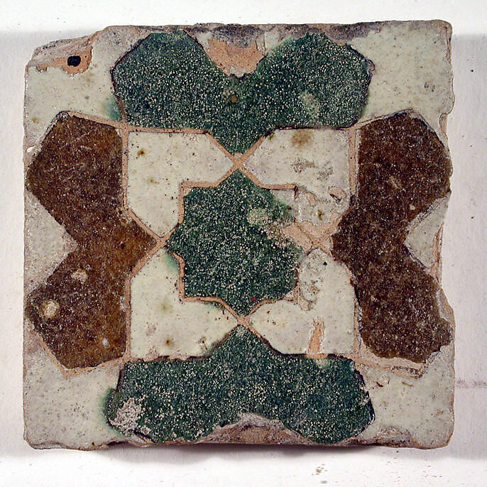 Pavement tiles, Tin-glazed earthenware, Spanish, Seville