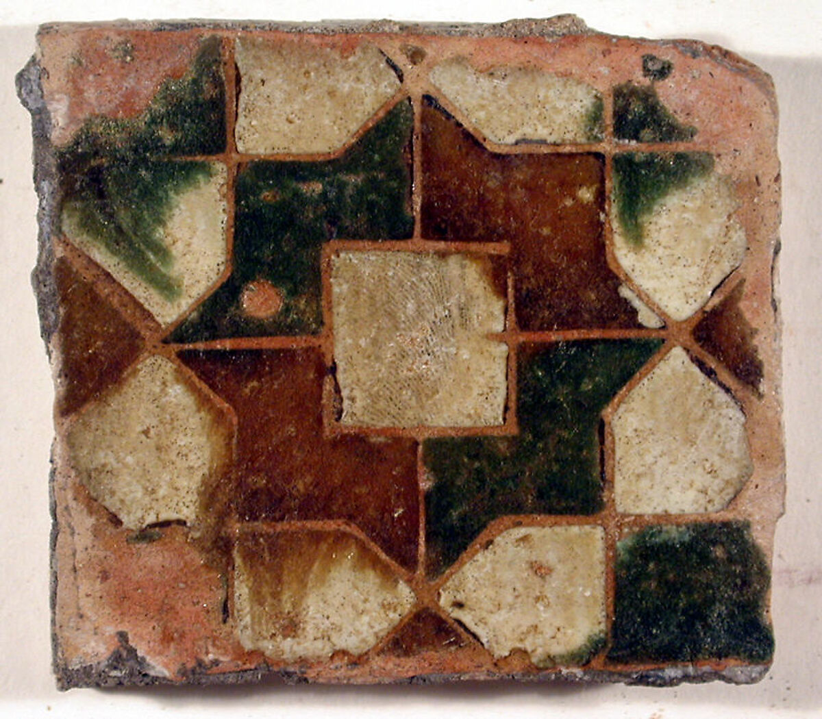 Tiles (2), Tin-glazed earthenware, Spanish, Seville 