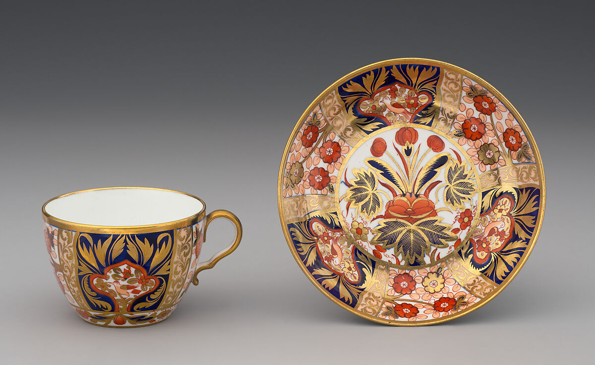 Cup (part of a service), J. Spode, Soft-paste porcelain, British, Stoke-on-Trent, Staffordshire