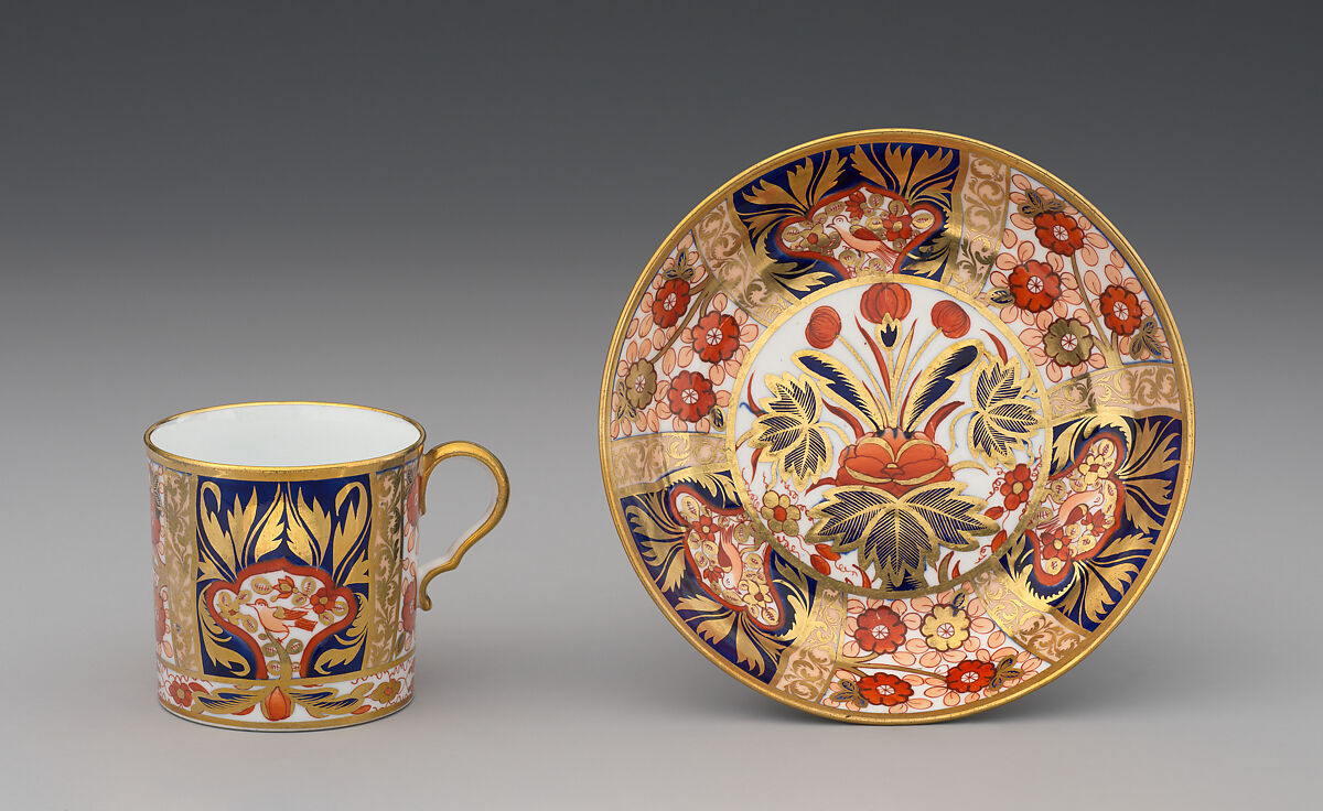 Saucer (part of a service), J. Spode, Soft-paste porcelain, British, Stoke-on-Trent, Staffordshire