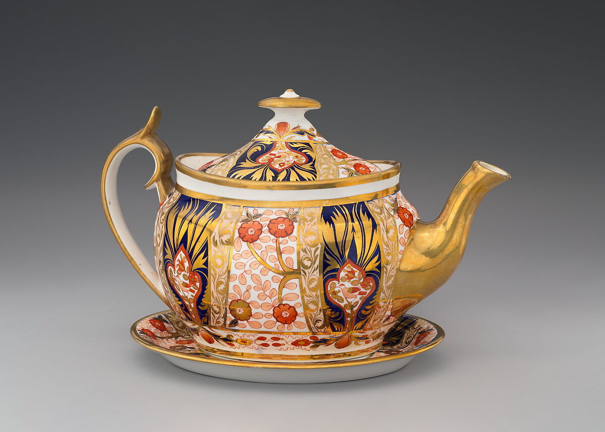 Tray (part of a service), J. Spode, Soft-paste porcelain, British, Stoke-on-Trent, Staffordshire