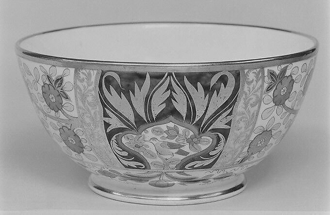 Bowl (part of a service), J. Spode, Soft-paste porcelain, British, Stoke-on-Trent, Staffordshire 