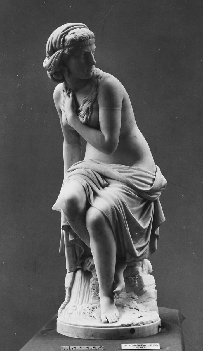 Susanna, Giovanni Battista Lombardi (Italian, 1823–1880), Marble, Italian 