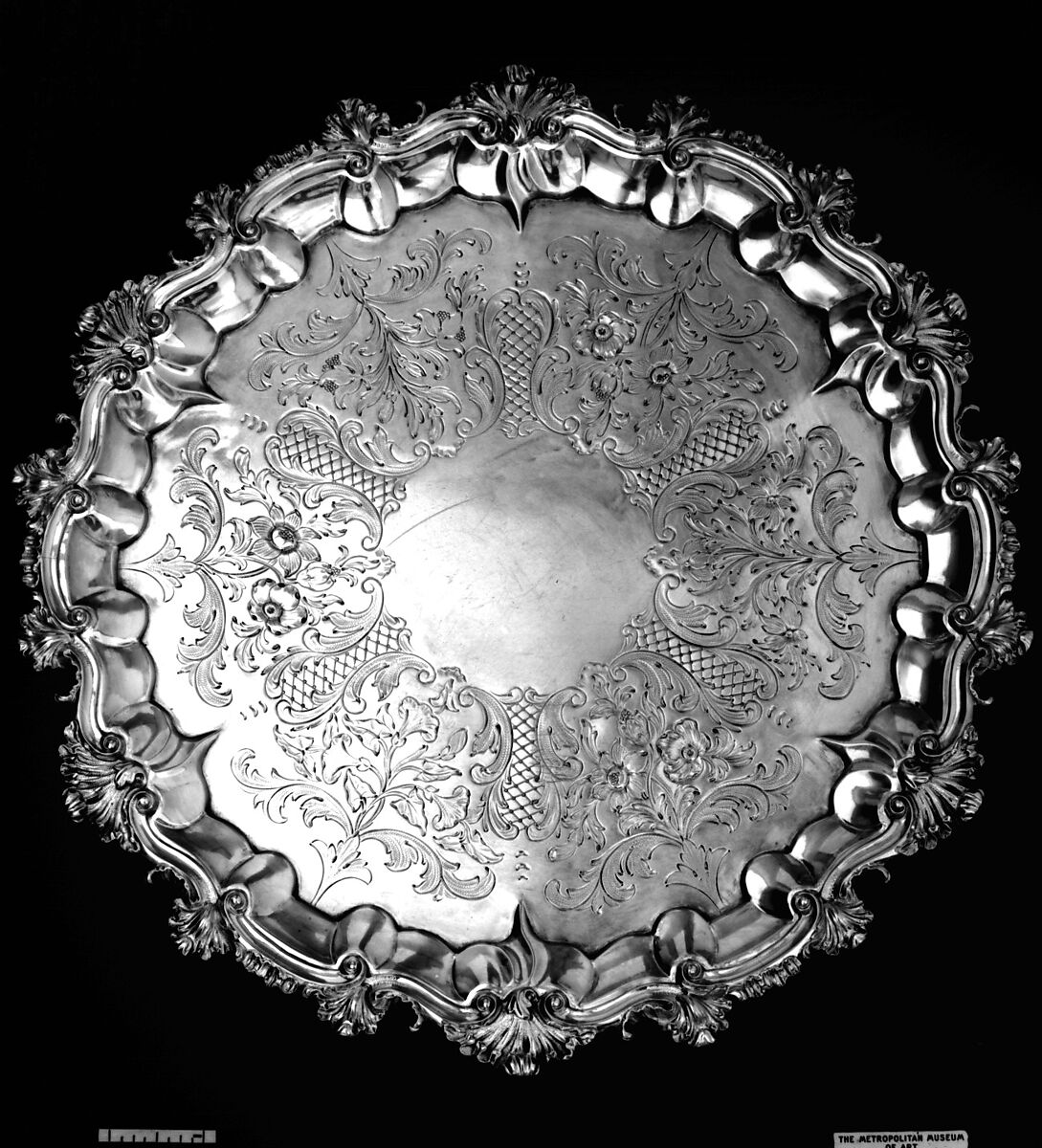 Salver, Silver, British, London 