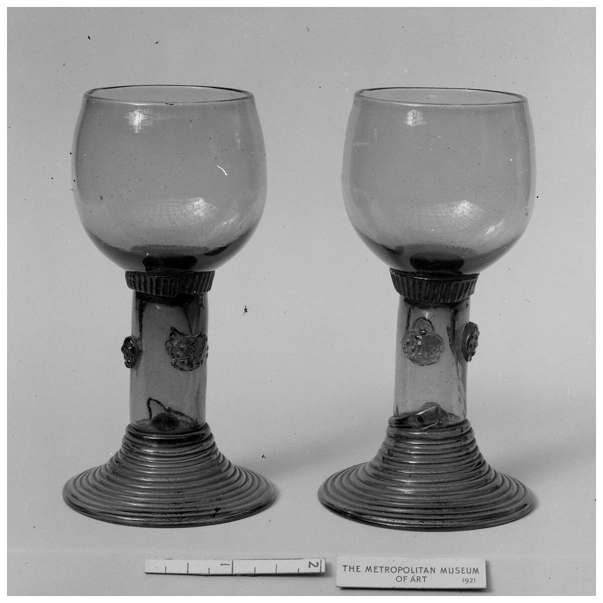 Goblet (Roemer), Glass, German 