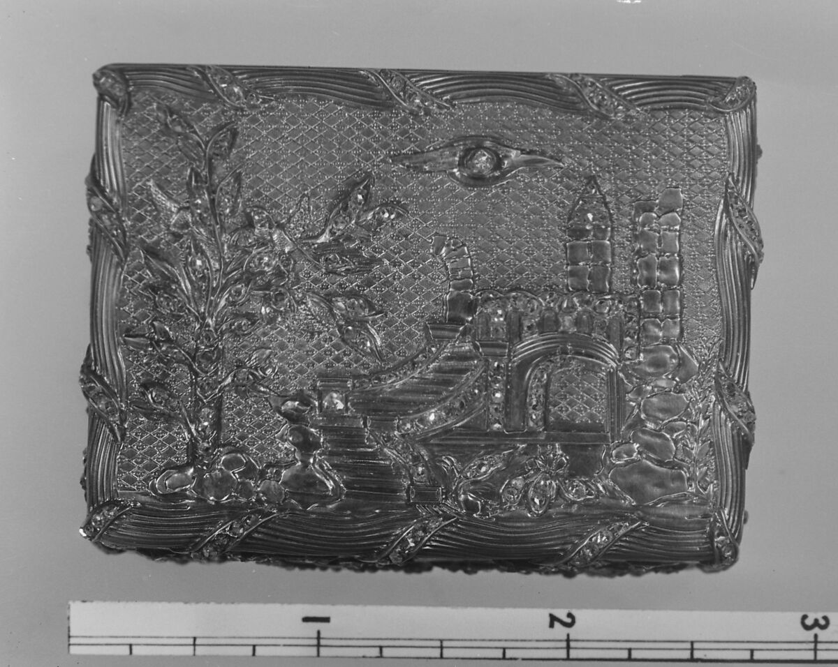 Snuffbox, Gold, diamonds, French, Paris