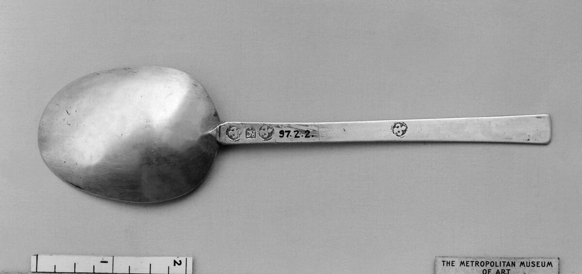 Puritan spoon, Silver, British, provincial or Welsh 