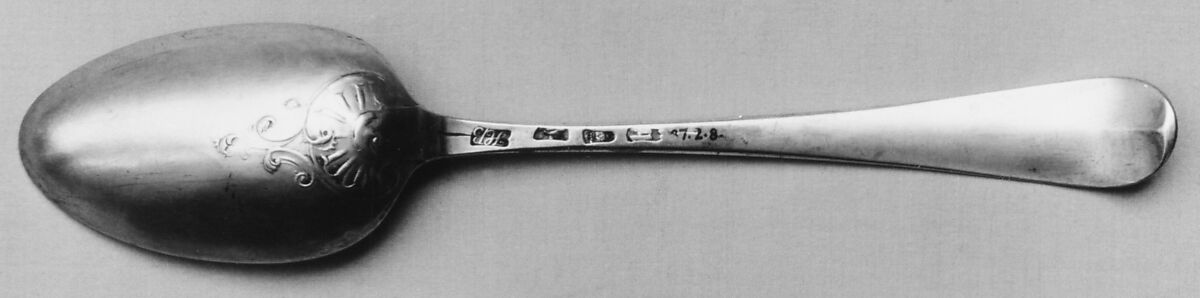 Tablespoon, Hester Bateman (active 1761–90), Silver, British, London 