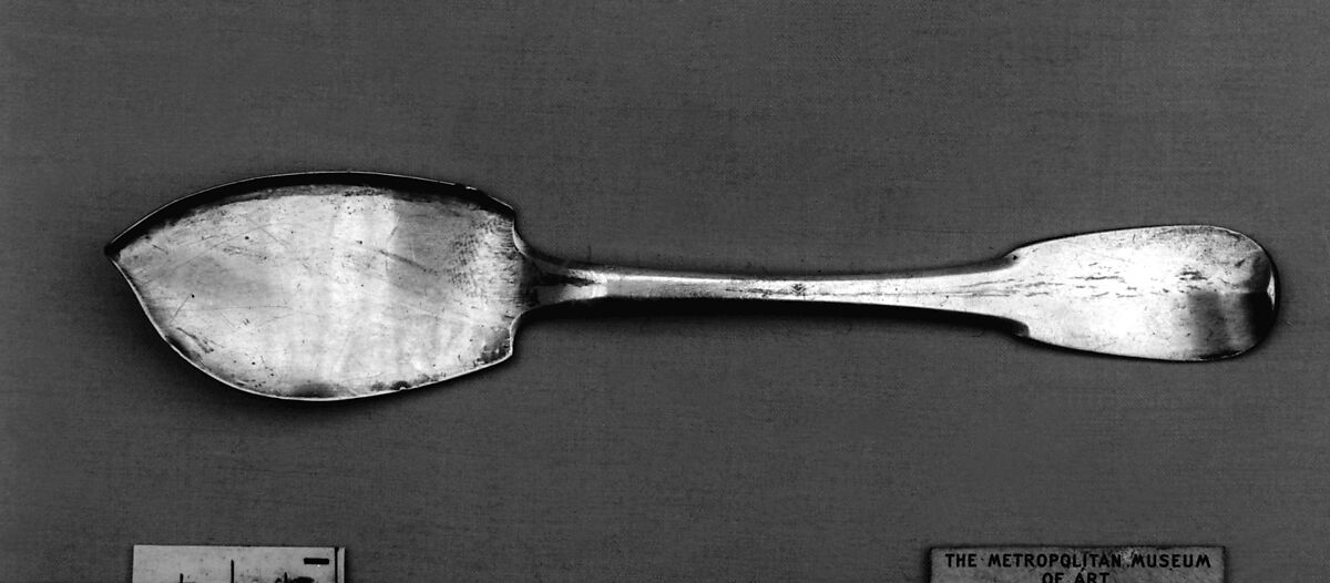 Butter knife, Silver, French 