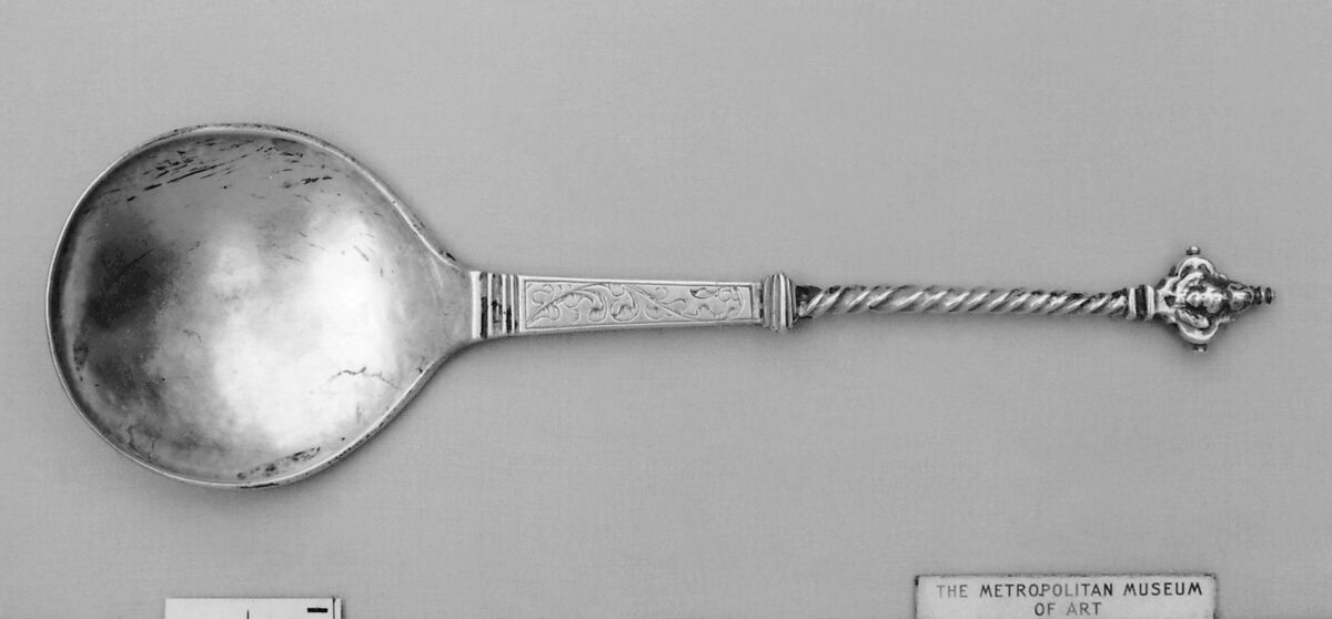 Spoon, Henrick van Laer (Dutch, 1615–1666), Silver, Dutch, Groningen 