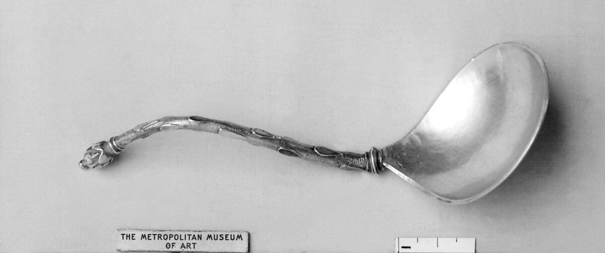 Acorn-top spoon, Thomas Sibrand Hicht (1650–1719), Silver, Dutch, Dokkum 
