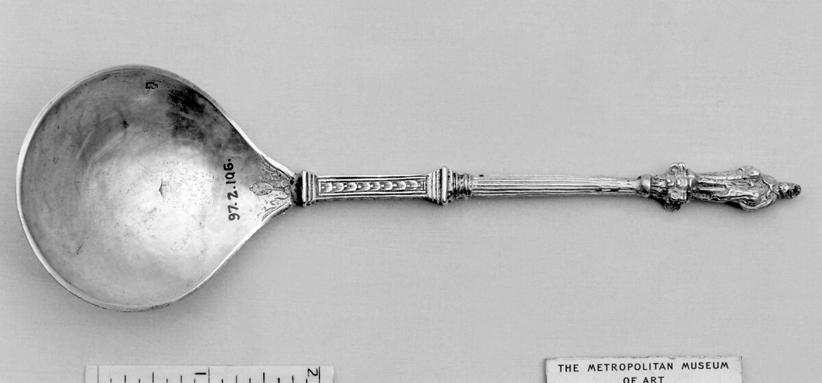 Apostle spoon, Silver, parcel-gilt, German, Hildesheim 