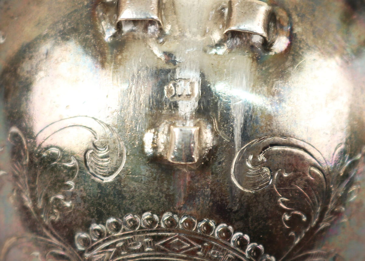 Spoon and fork combination, Silver, Dutch