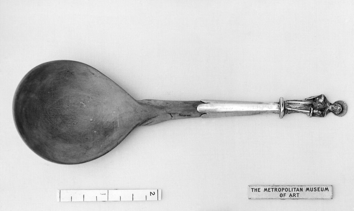 Apostle spoon, Wood, silver, Dutch or Northern German 
